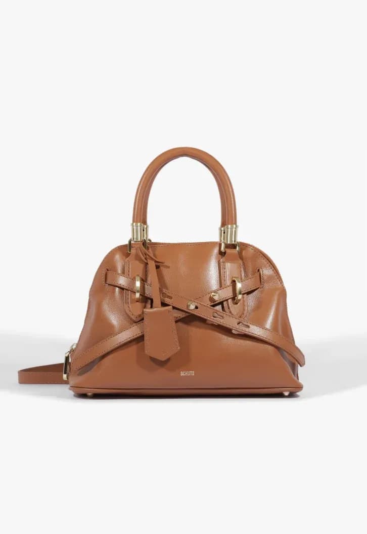 Lorena Soft Small Brown Leather Bag