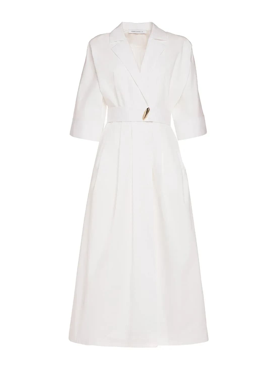 Midi dress with lapels 3