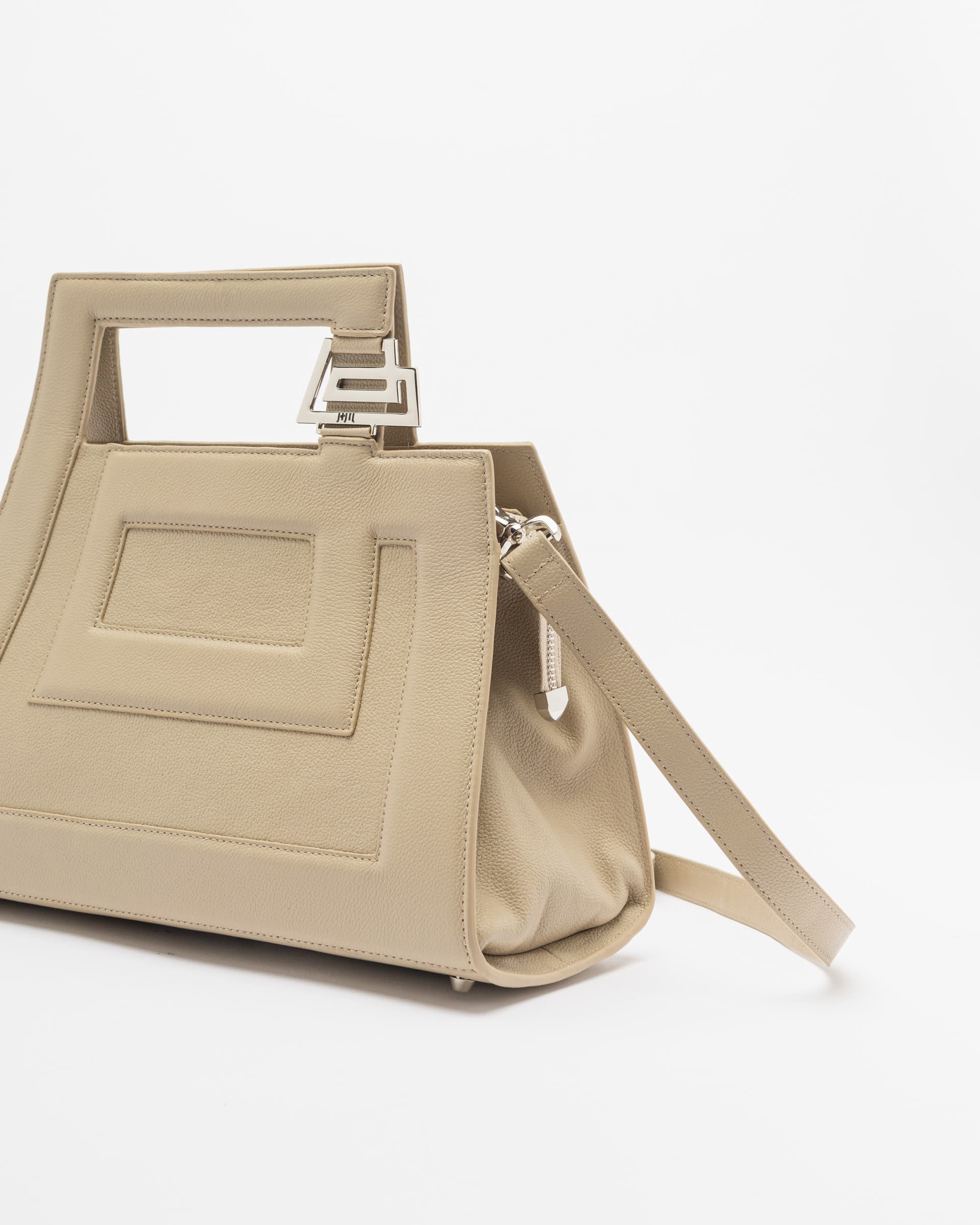 Structured Leather Handbag